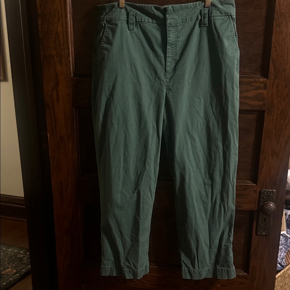 LOFT Green Chinos